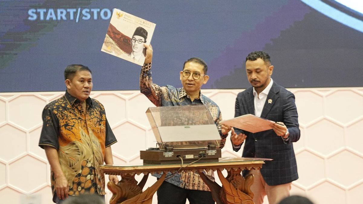 Vinyl Indonesia Raya Diluncurkan di Hari Musik Nasional, Fadli Zon: Musik adalah Pemersatu Bangsa