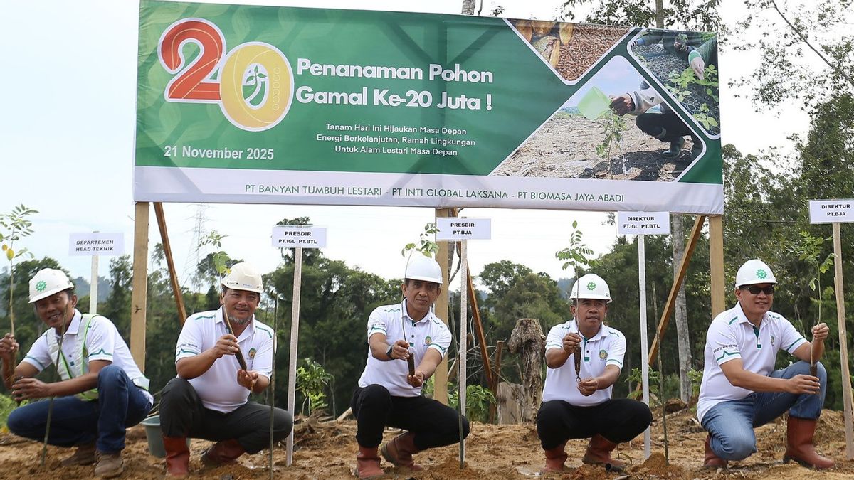 BJA Group Plants The 20 Millionth Gamal Tree, Realizing The Commitment Of The Wood Pellet Indonesia Industry Free Of Deforestation And Sustainable