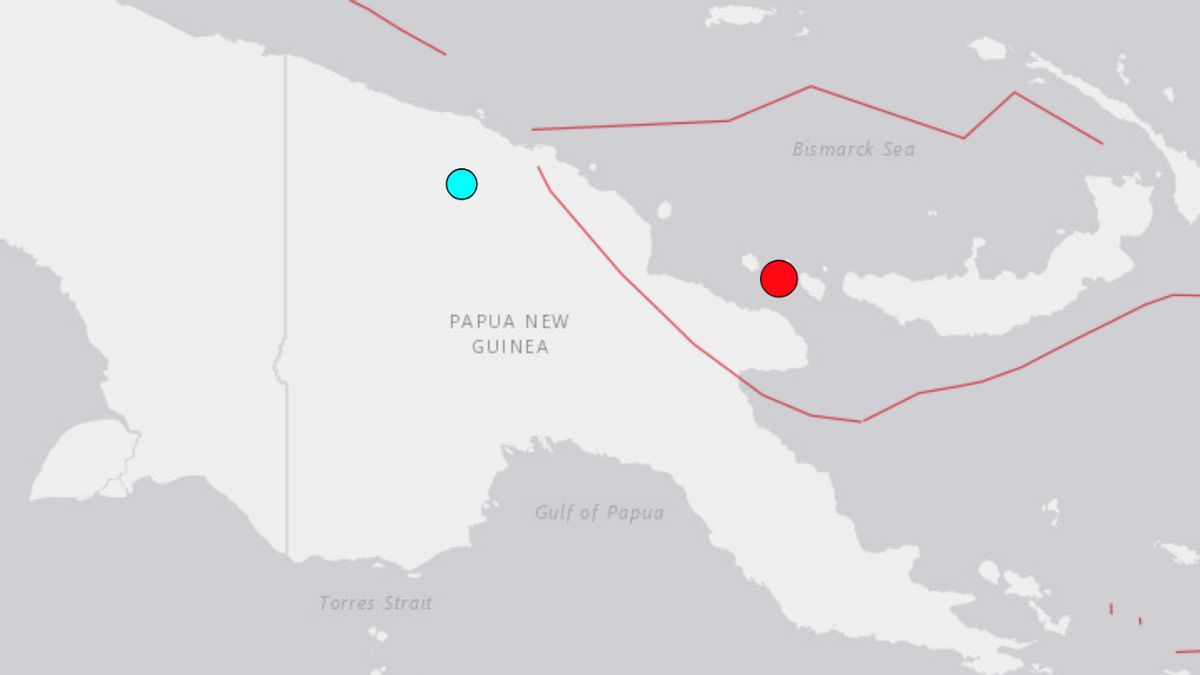 Gempa Papua Nugini, Magnitudo 6,0