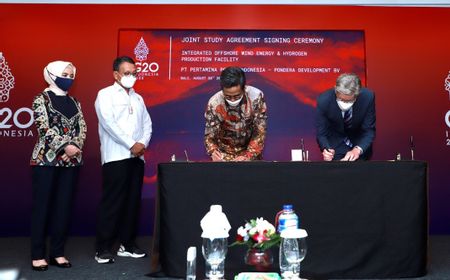 Pertamina NRE Gandeng Pondera Kaji Fasilitas Terintegrasi PLTB dan Hidrogen Hijau