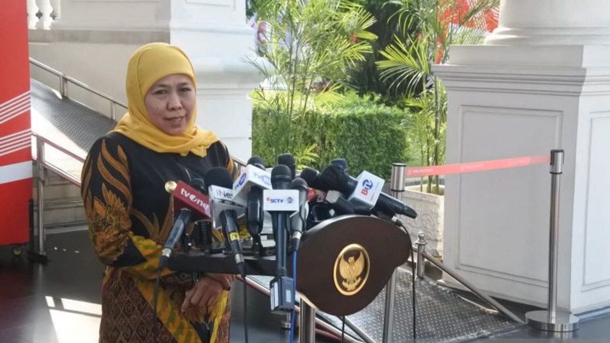 Khofifah Claims Not To Discuss Presidential Election With Jokowi