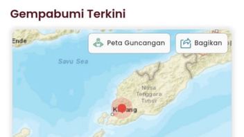 マグニチュード5.4のクパン地震の際に退院した病院の患者