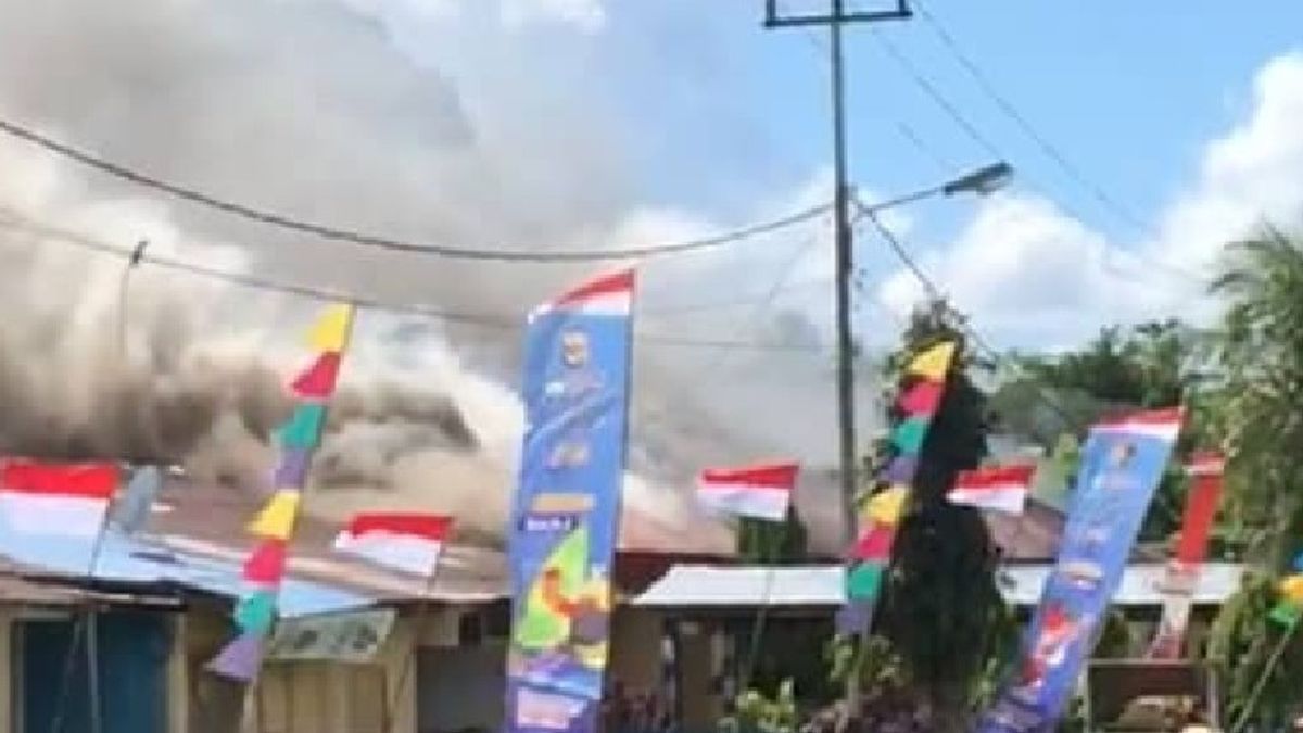 Nimboran Papua Police Burned, Perpetrators Family Of Shooting Victims