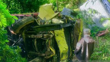 ブレーキロングの疑い、フト・チャンジュール・クライムで過負荷、トラックは渓谷15メートルに陥った