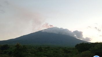 NTT, Ile Tremor 지진으로 인한 용암폭포에 대한 주민들의 주의 촉구
