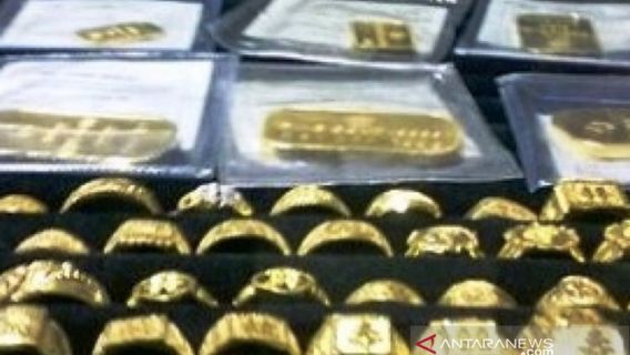 Harga perhiasan emas di Palembang Senilai Rp5,125 juta per 6,7 Gram