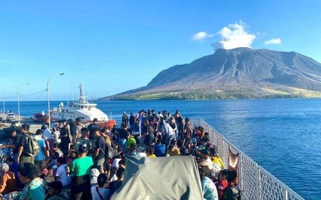 PVMBG Minta Masyarakat Sekitar Gunung Ruang Sulut Waspada Potensi Tsunami