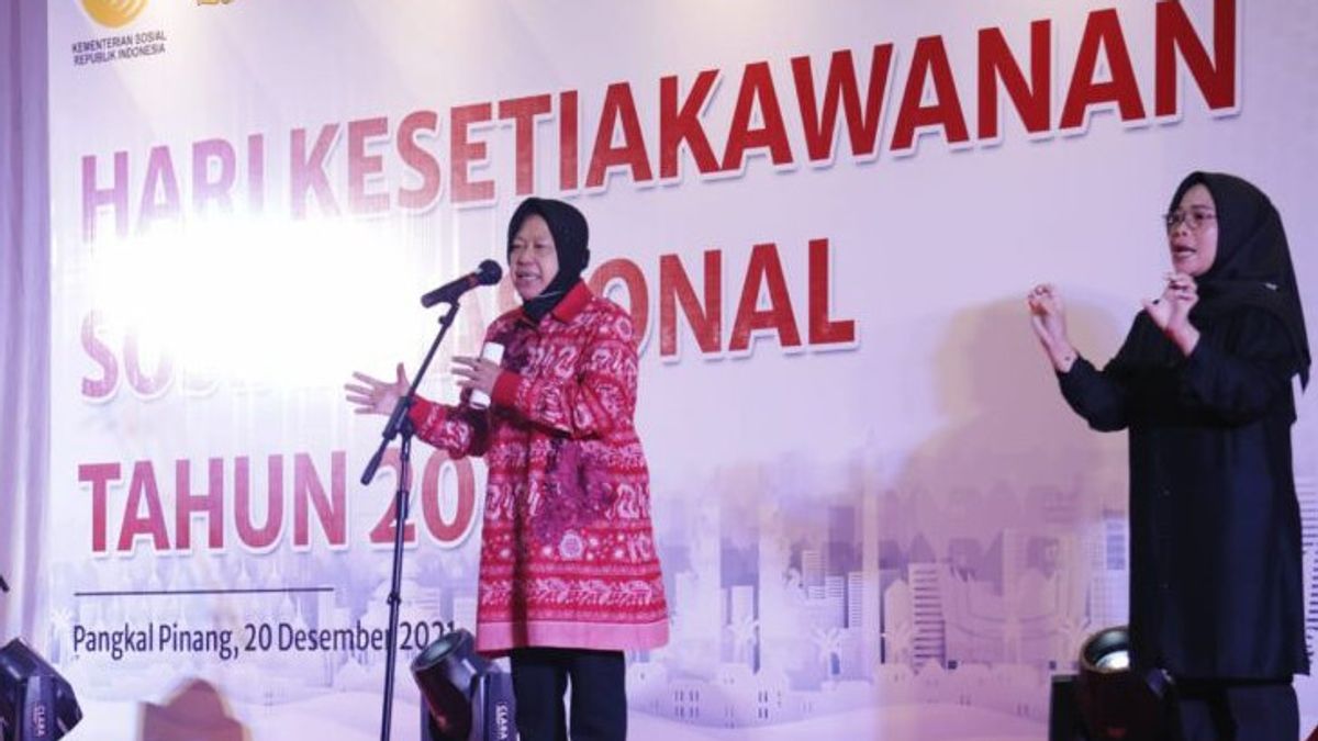 Social Minister Risma Encourages Elderly To Stay At Home, Funded By BPJS Employment