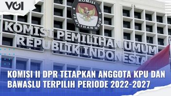 VIDEO: These Are The Elected KPU And Bawaslu Members For The 2022-2027 Period
