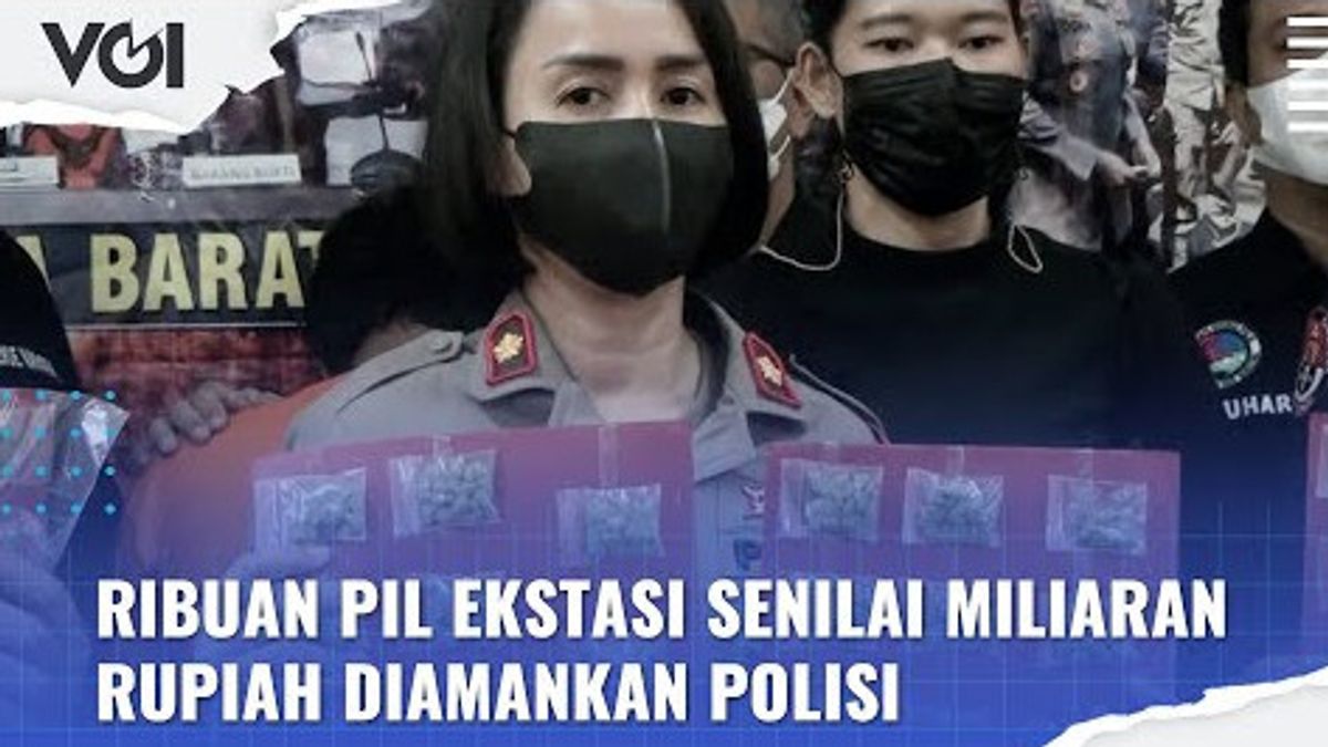 VIDEO: Thousands Of Ecstasy Pills Worth Billions Of Rupiah Seized By Police