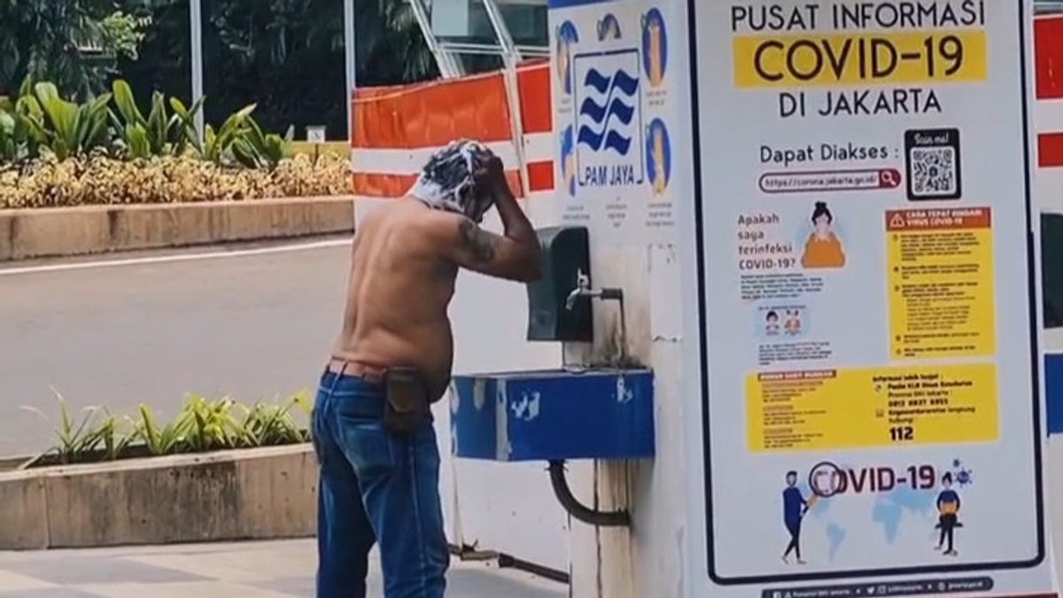 Vidéo Virale De Shampooing Homme Dans L&apos;évier Public, Wagub DKI: Utiliser Selon Sa Fonction