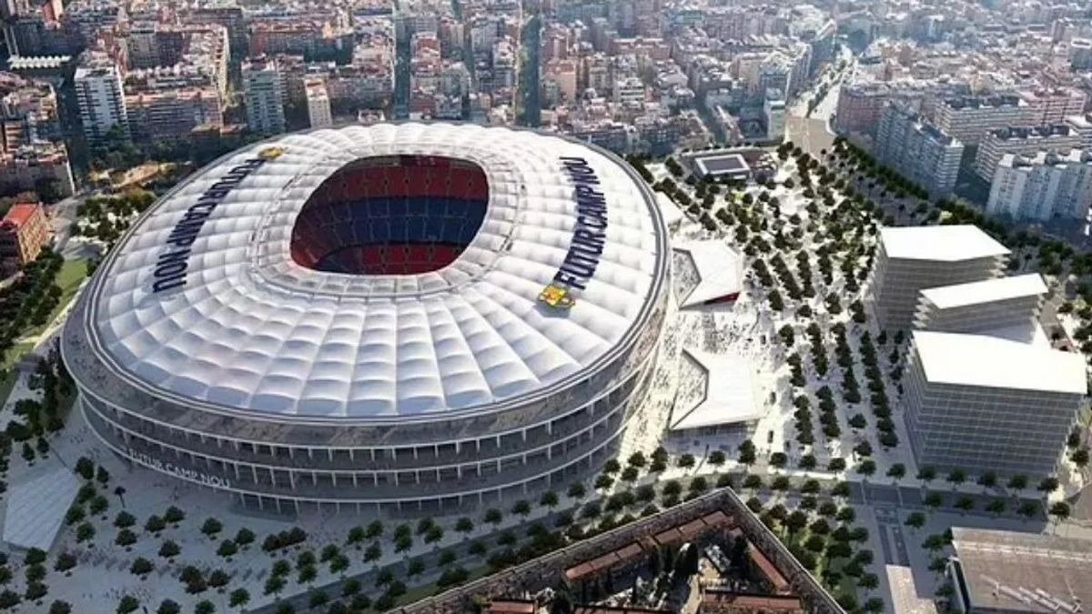 Nouveau Camp Nou dans une rénovation massive de 1,25 milliard de livres