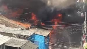 Tabung Gas Mesin Laundry Meledak, 4 Bangunan Permanen di Tanah Abang Terbakar