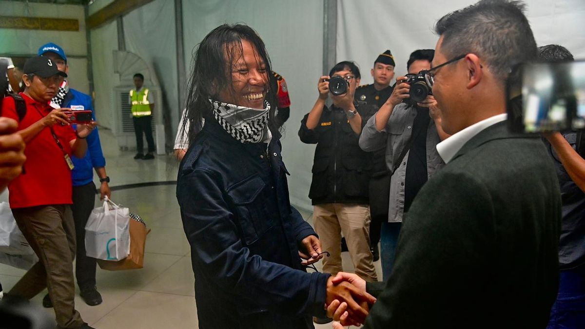 9 Global Sumud Flotilla Volunteers Arrive in the Country, Foreign Minister Sugiono: Hard Work and Coordination