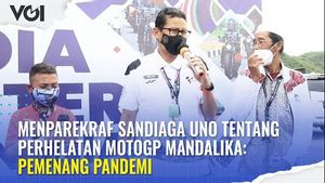 VIDEO: Menparekraf Sandiaga Uno Tentang Perhelatan MotoGP Mandalika: Pemenang Pandemi