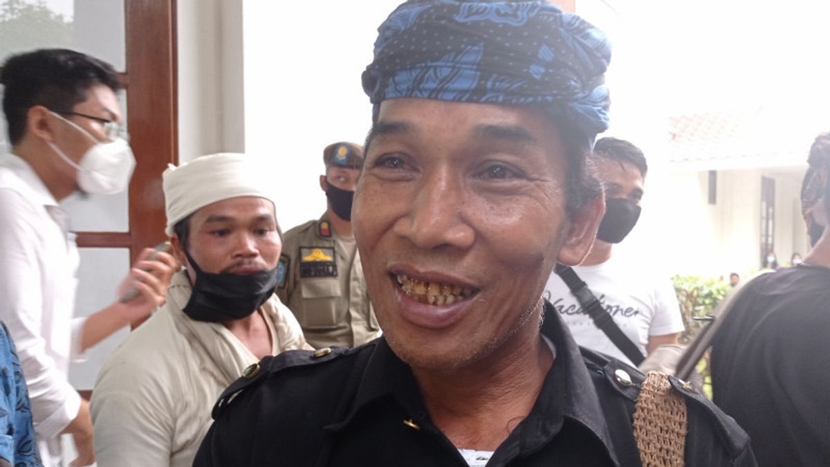 بفضل Jokowi، Baduy شيوخ السكان الأصليين متأكد MSMEs الفيضانات أوامر اللباس التقليدي