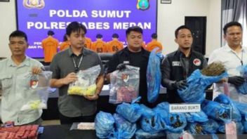 Polrestabes Medan Gagalkan Peredaran Ganja Kering 46 Kilogram