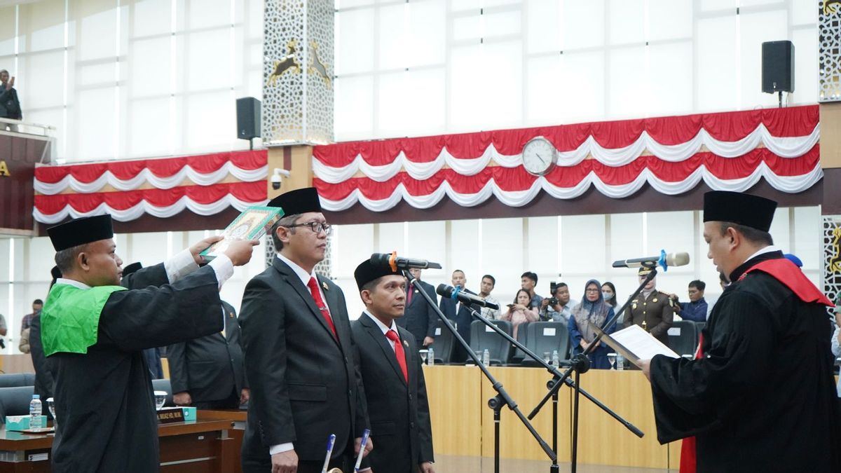 Sah! Zenal Abidin et Dadang Iskandar Danubrata occupés par la direction de la DPRD de la ville de Bogor