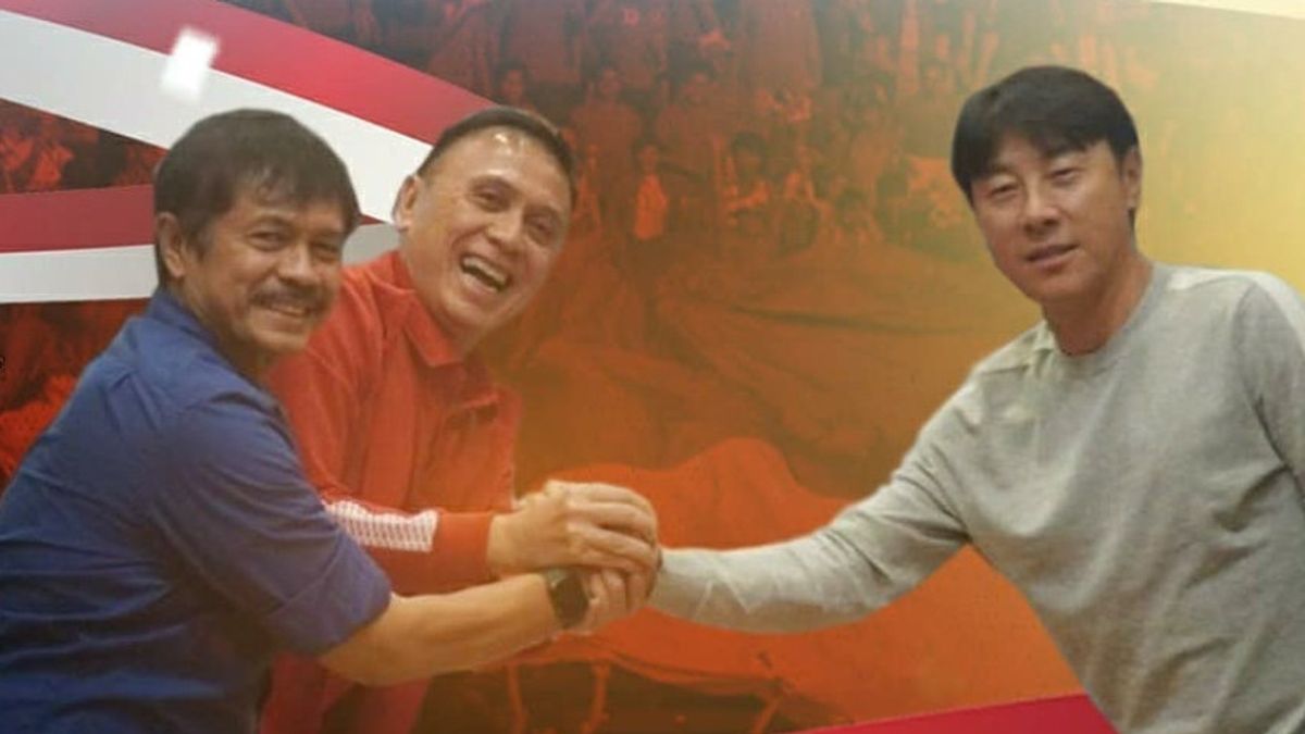 Ketum PSSI Shows The Warmth Of Shin Tae-yong And Indra Sjafri At Dinner