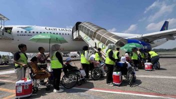 Kemenhub Sebut Ketepatan Waktu Penerbangan Haji Fase Pertama Capai 86,99 Persen