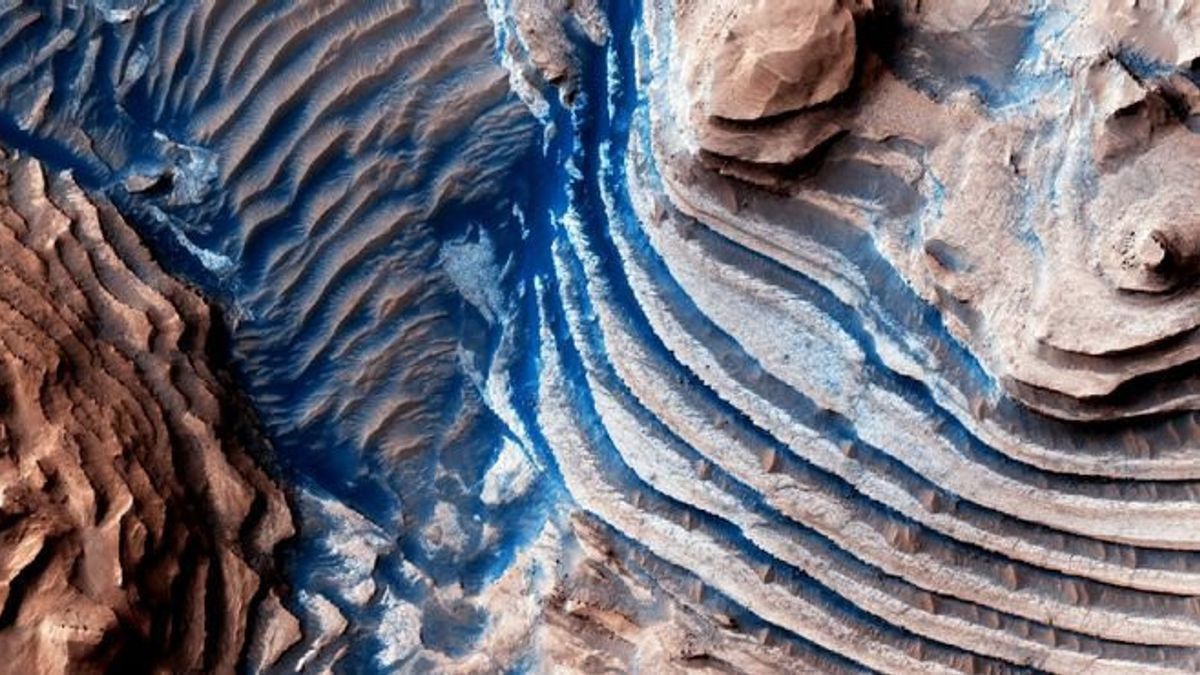 Update Planet Mars: Banjir Besar Pernah Terjadi di Mars, Ini bentuk Topografi di Planet Itu