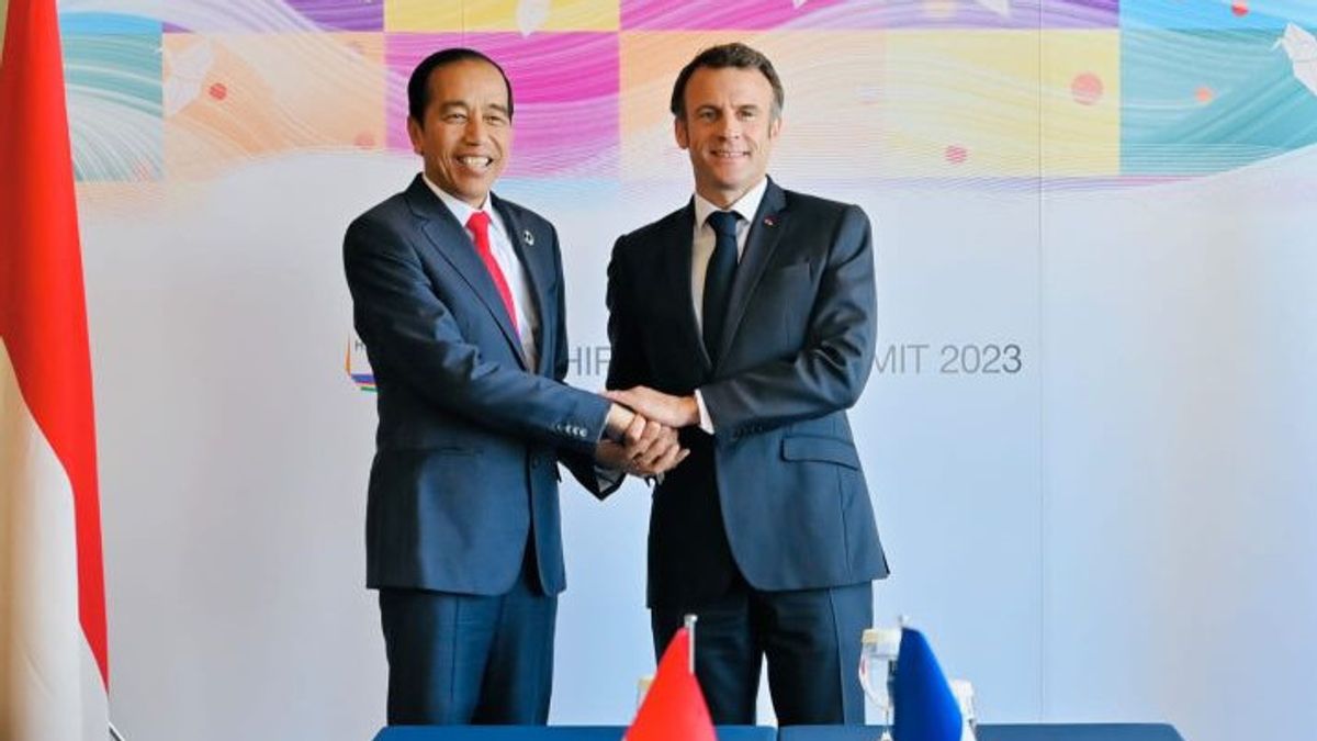 Bertemu Emmanuel Macron, Jokowi Bahas Investasi Prancis di RI hingga Kesepakatan Bidang Alutsista