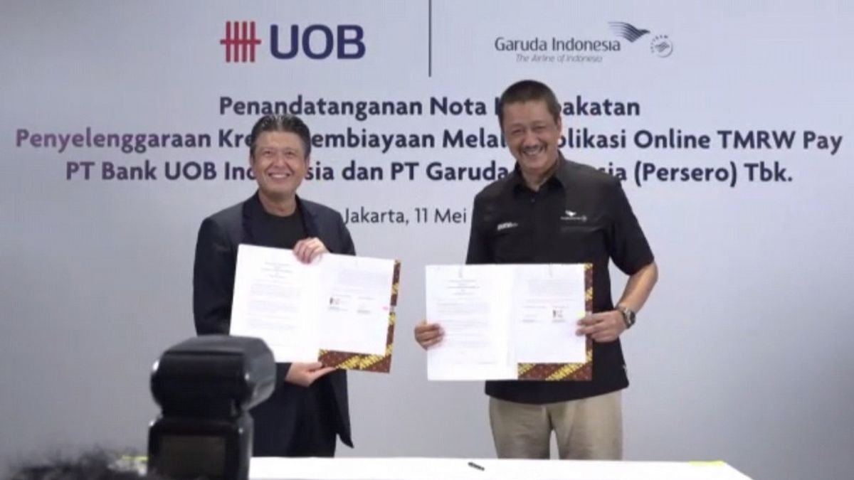 Garuda Indonesia And UOB Cooperate To Provide Ease Of Flight Ticket Services