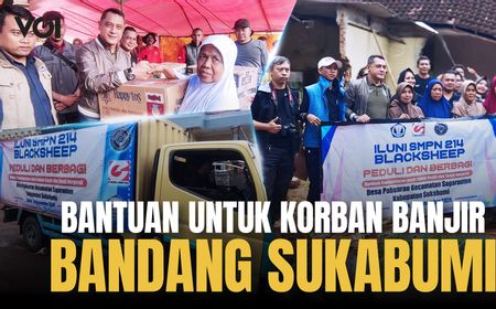 Peduli Sesama, ILUNI SMPN 214 Kirim Bantuan ke Korban Banjir Bandang Sukabumi