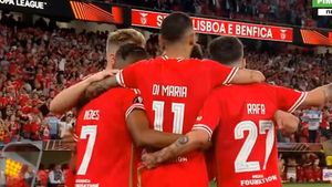 Rafa Silva-Angel Di Maria Bawa Benfica Menang 2-1 Saat Menjamu Marseille di Leg Pertama Liga Europa
