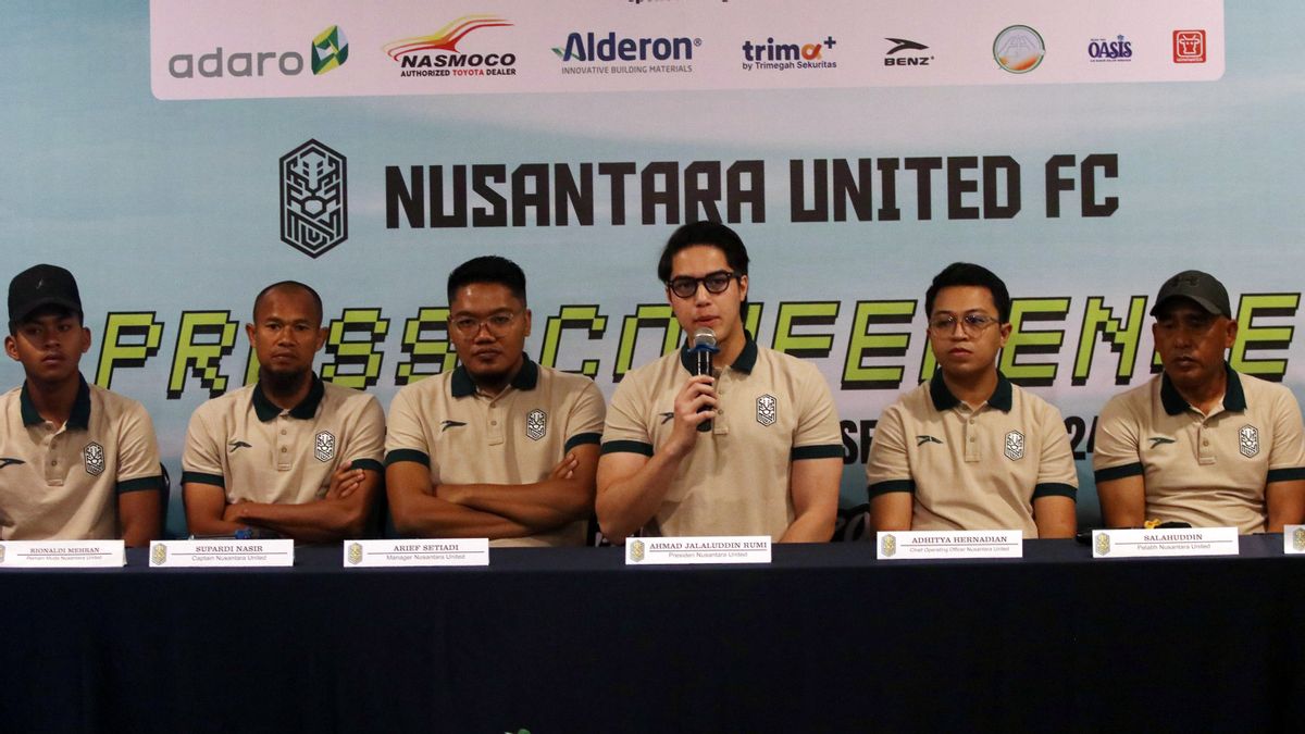 Luncurkan Tim dan Jersei, Presiden El Rumi: Nusantara United FC Siap Bersaing di Liga 2