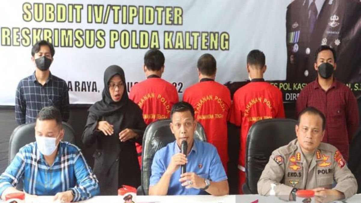 Ringcus 3 The Perpetrators Of Bio Solar Subsidy, Central Kalimantan Police Confiscation Of Rp8.3 Million, Cars And Hundreds Of BBM Literers