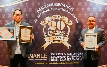 Bank DKI Raih Tiga Penghargaan Sekaligus Dalam Top 20 Financial Institution Award 2022