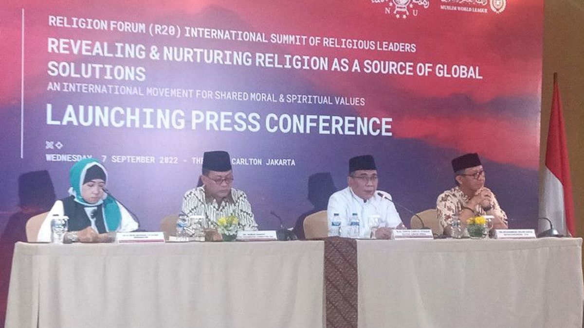 Hope Religious Figures Contribut Global Problem Solutions, PBNU Singggung Persekusi In Iraq