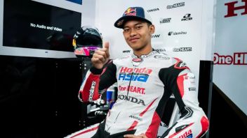 Start dari Grid 20, Veda Ega Pratama Finis Posisi 8 di Moto3 Catalunya