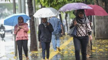 6月1日星期三的天气预报：DKI雅加达及周边地区的多雨部分