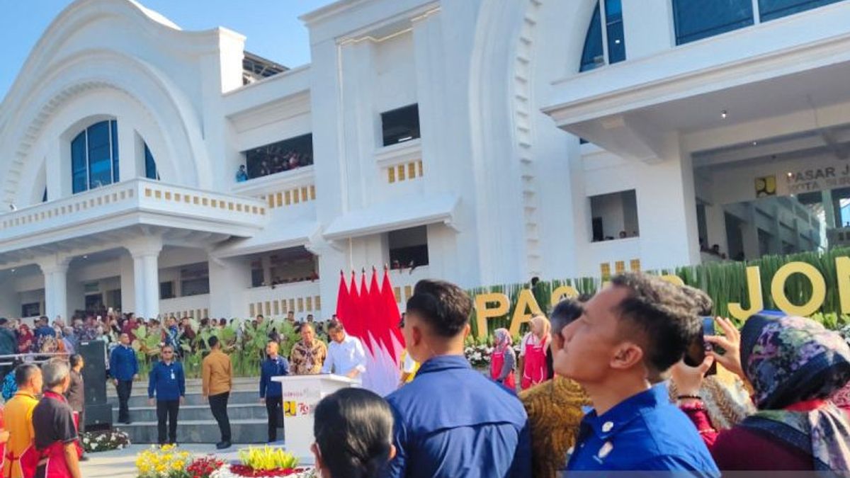 Resmikan Pasar Jongke Solo, Presiden Jokowi Pesan Jaga Kebersihan