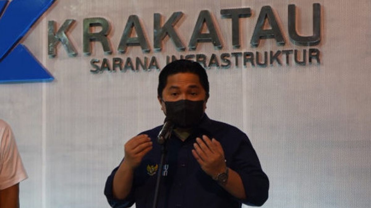 Erick Thohir Harapkan Krakatau Sarana Infrastruktur Optimalkan Kinerja Sang Induk