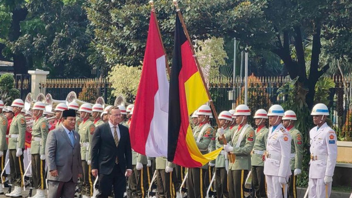 Prabowo Receives Visit From The German Defense Minister