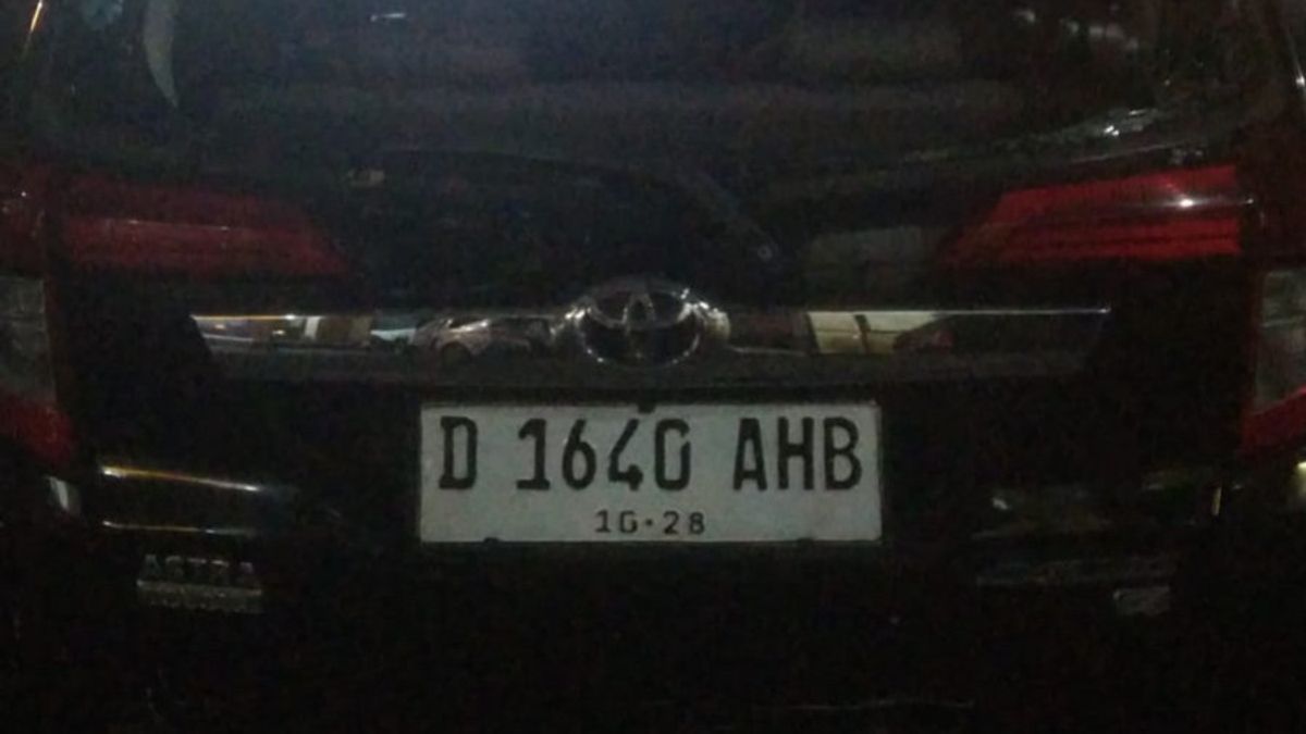 The Driver of the Black Calya Who Was Ugal-ugalan in Mount Sahari Was Listed as a Surabaya Resident