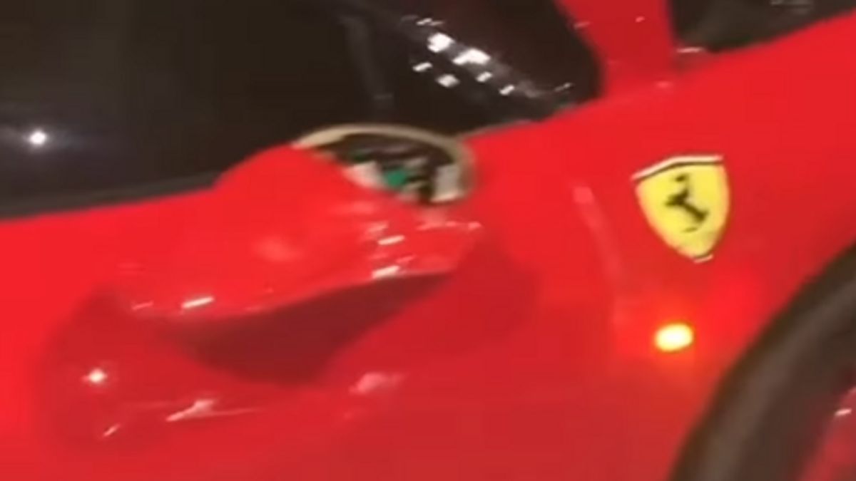 Pengemudi Ferrari Ugal-ugalan di Bundaran Senayan Jadi Tersangka