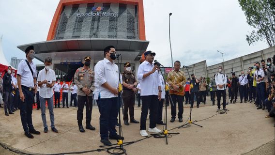 The Minister Of Transportation And The Minister Of SOEs Inaugurate The Restructuring Of Pondok Ranji Station, Now It's Not Slum