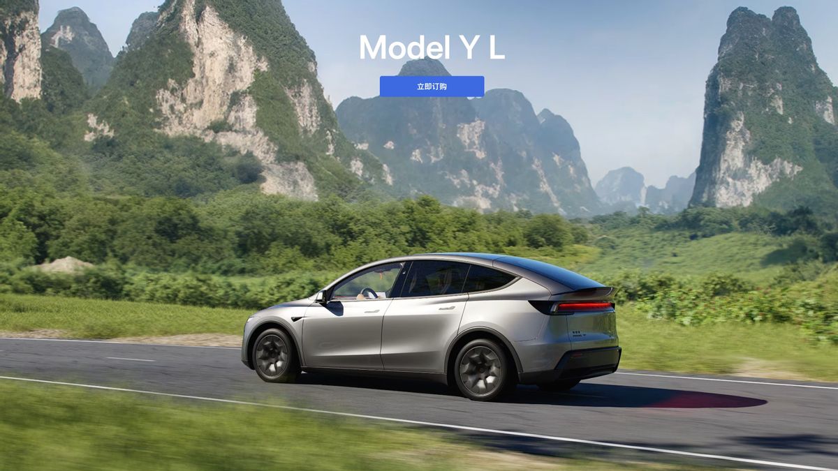 テスラが中国で成功に戻り、モデルY Lラウプ10,000毎日の注文