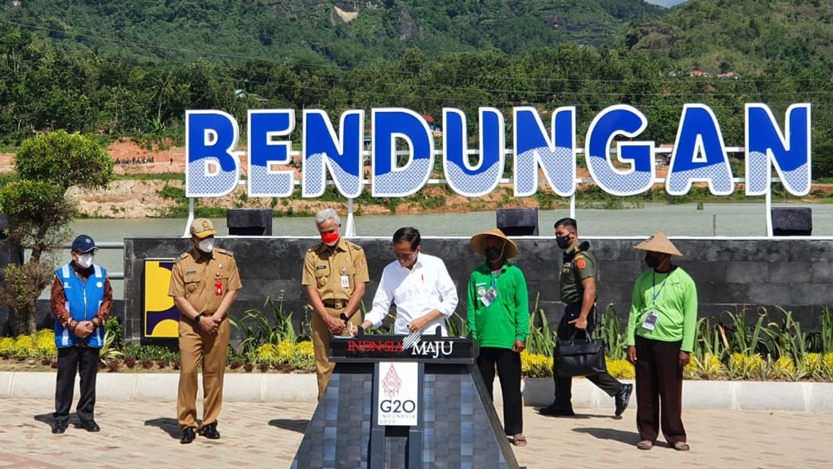 Accompany Jokowi Inaugurates Pidekso Wonogiri Dam, Ganjar; Long Awaited