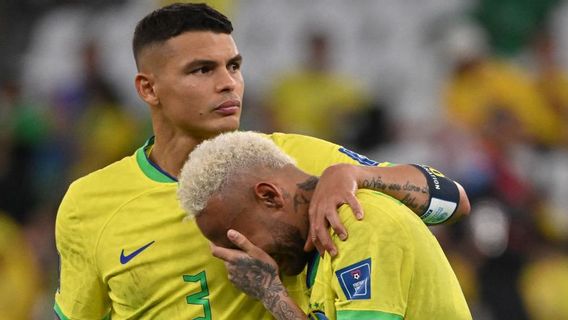 Piala Dunia 2022, Thiago Tenangkan Neymar dan Kawan-kawan Setelah Didepak Kroasia