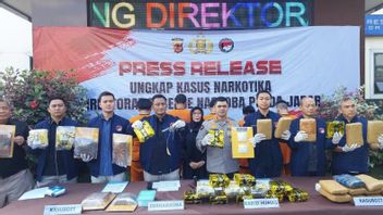 شرطة جاوة الغربية تفجير النقابة الدولية للمخدرات، سيتا 17.6 كجم من السابو