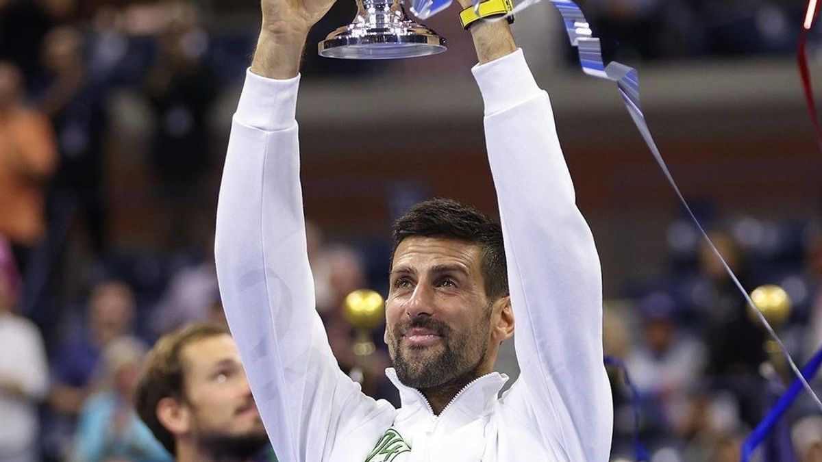 US Open 2023 Champion, Novak Djokovic Up To Margaret Court Record