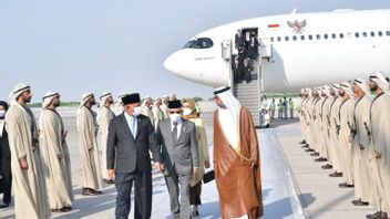 Wapres Ma'ruf Amin Tiba di Abu Dhabi, Dijadwalkan Bertemu Presiden UEA