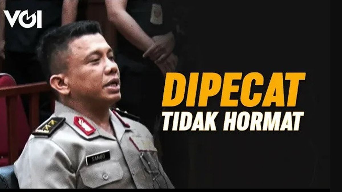 VIDEO: Terbukti Melanggar Kode Etik Profesi, Ferdy Sambo Dipecat Tidak Hormat dari Polri