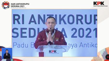 In Front Of President Jokowi, Firli Bahuri Guarantees The Pandemic Will Not Make The KPK Weak In Fighting Corruption
