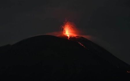 PVMBG Catat Gunung Ile Lewotolok NTT 173 Erupsi Dalam Sepekan